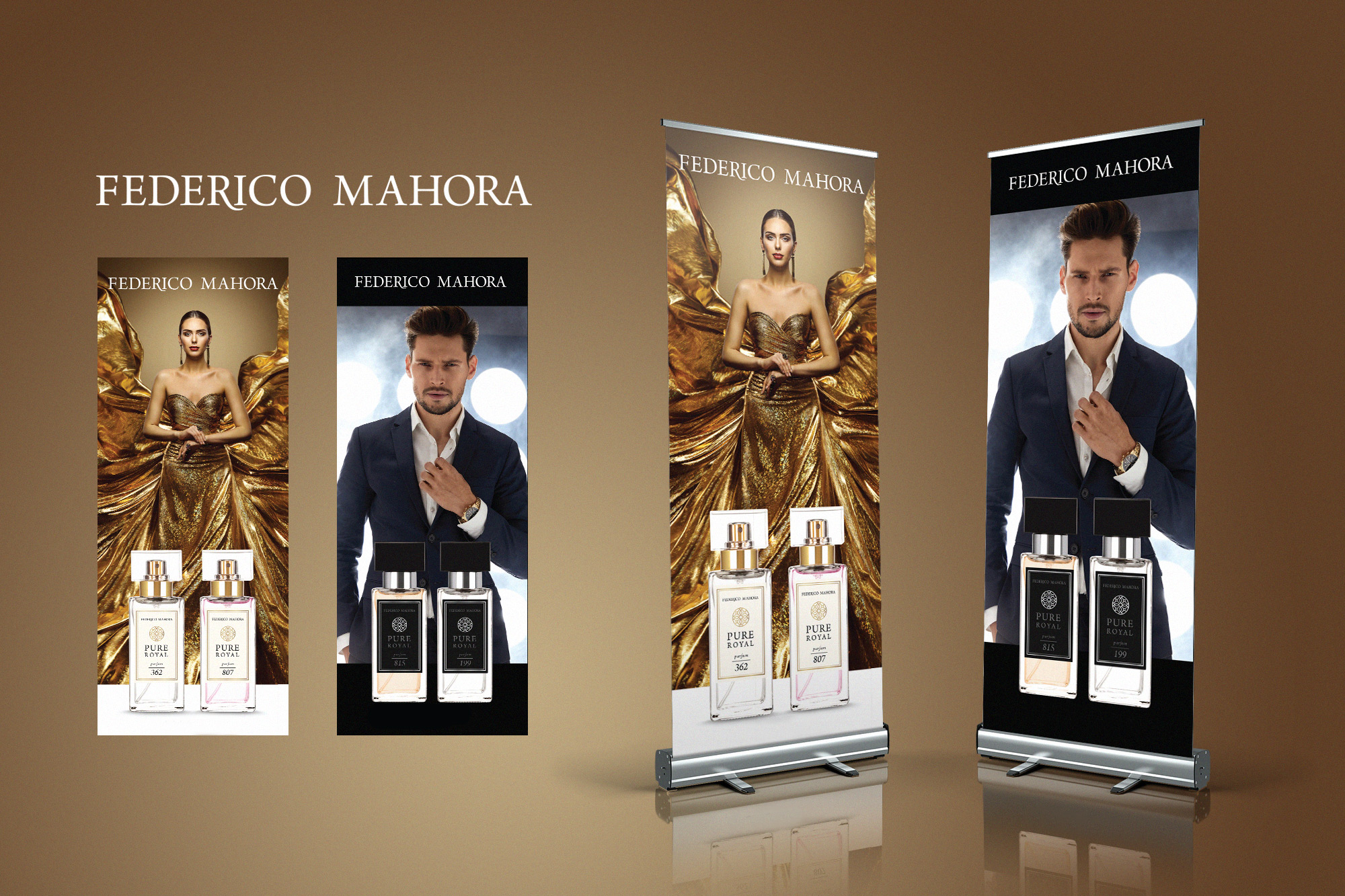 Roll-up banner design 3 — Federico Mahora Makeup