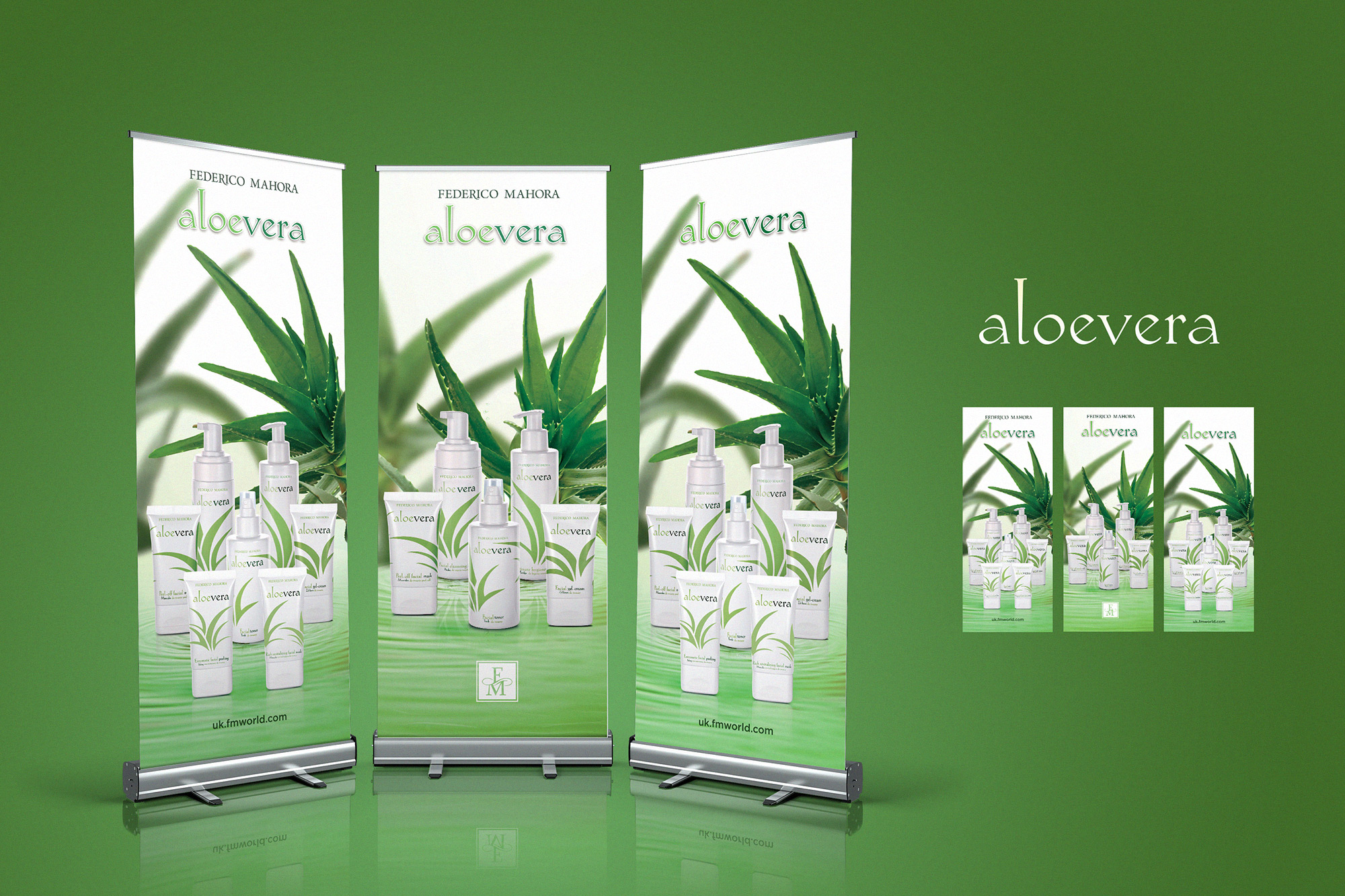 Roll-up banner design 7 — Federico Mahora Makeup