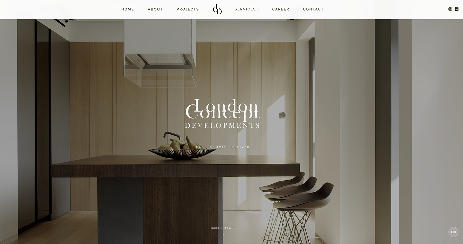 London Concept Developments website